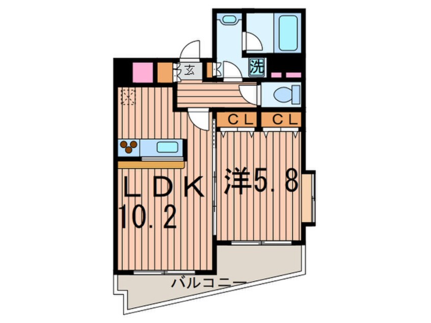 間取図 アーバネックス戸越銀座