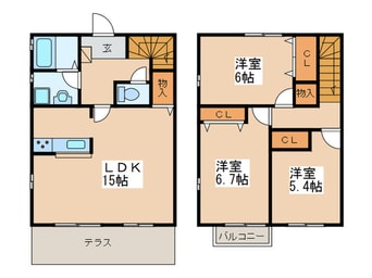 間取図 コンフォートヒルズC棟
