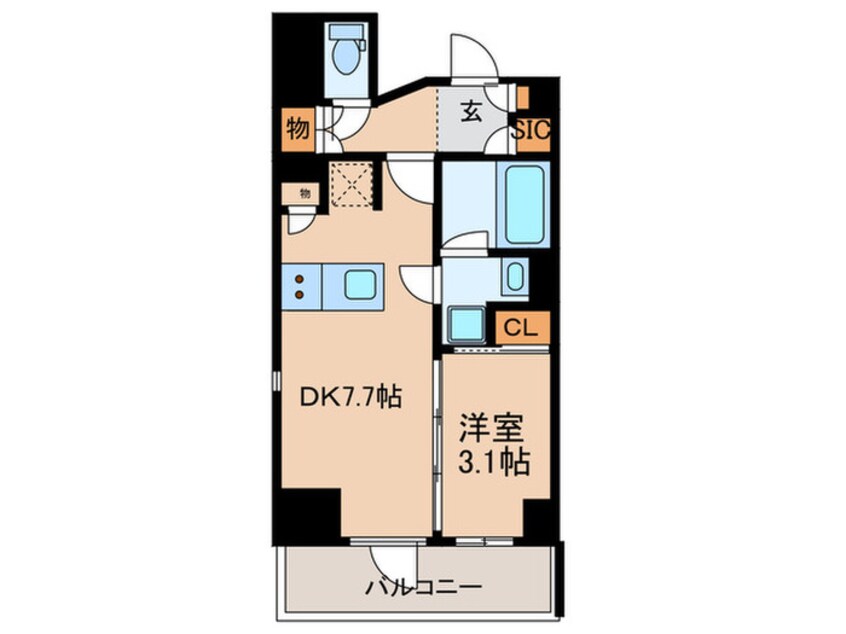 間取図 テラス高田馬場ウエスト