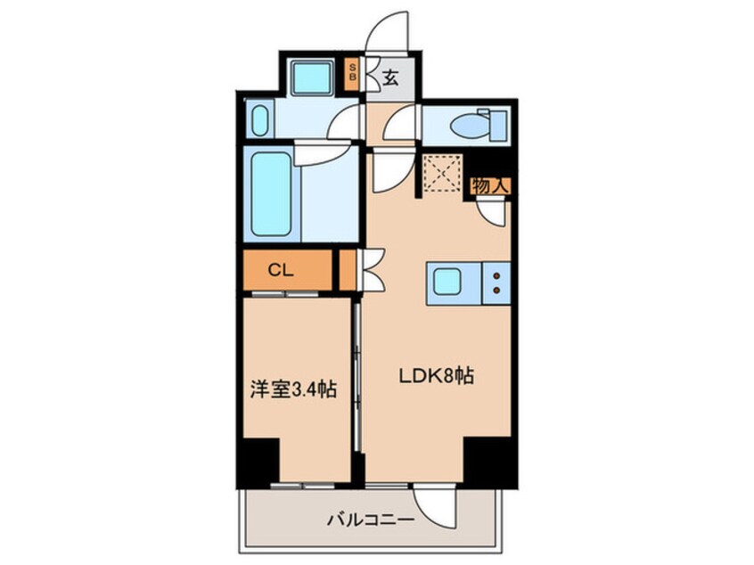 間取図 テラス高田馬場ウエスト