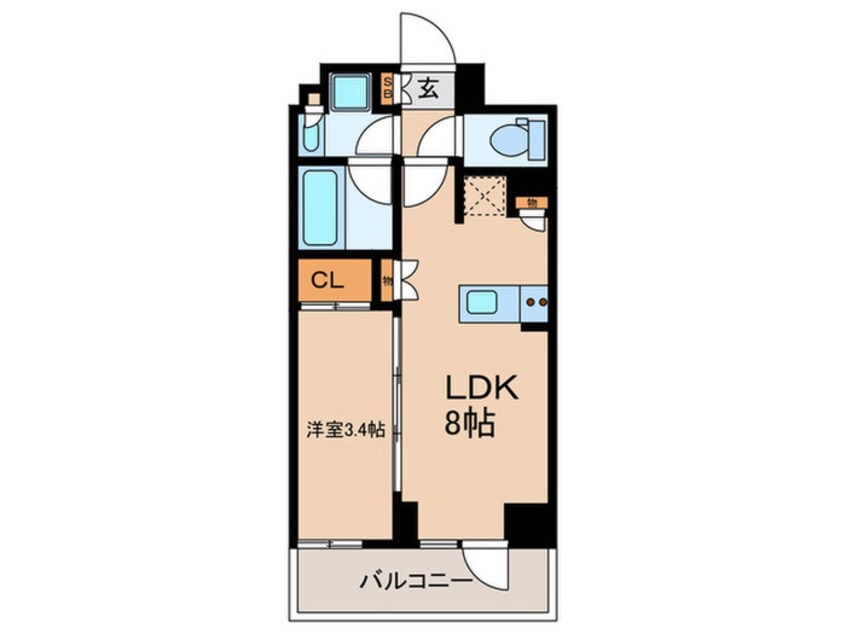 間取図 テラス高田馬場ウエスト