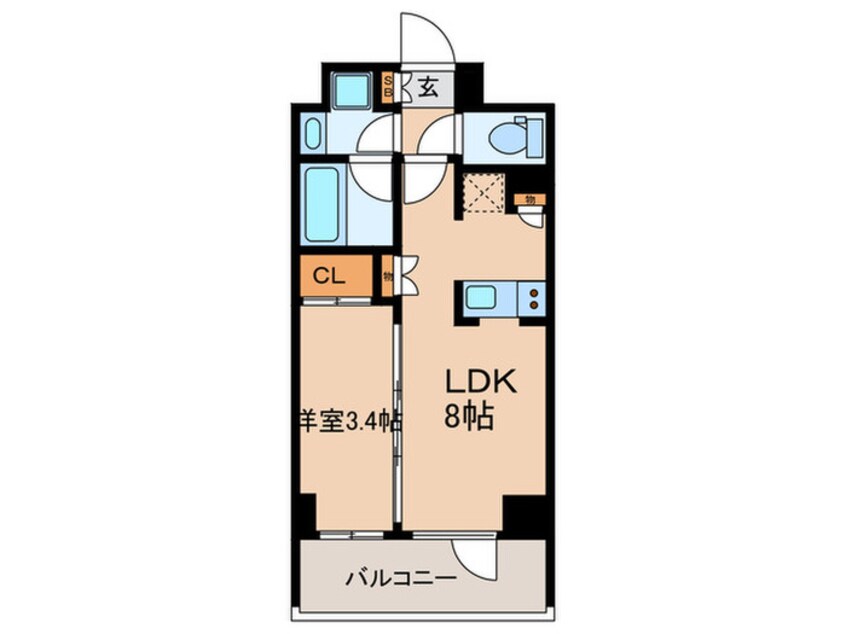 間取図 テラス高田馬場ウエスト