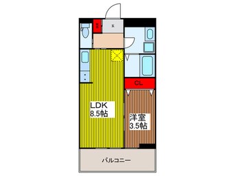 間取図 リーブルファイン浦和美園