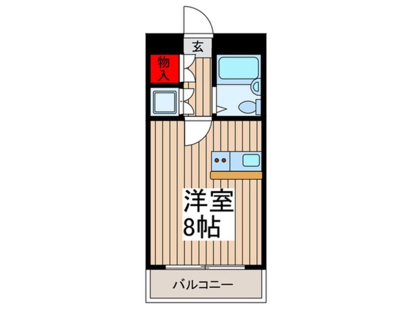 間取図 ワコーレエレガンス竹の塚