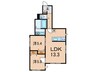 Castrum中目黒+K 2LDKの間取り