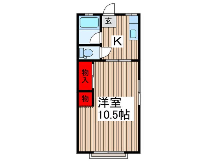 間取図 コーポヨコタ