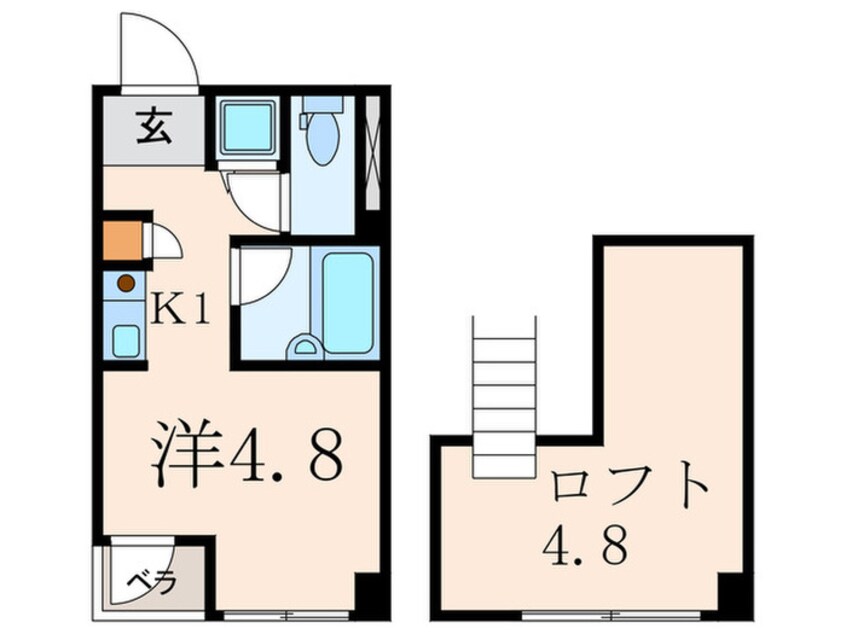 間取図 パ－クハイツ碑文谷公園