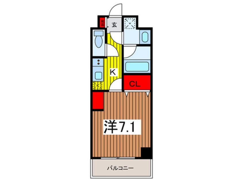 間取図 アエル浦和