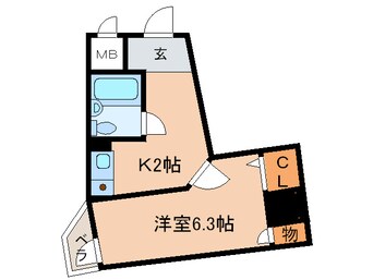 間取図 アソシエ横浜