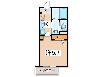間取図 MELDIA相武台前Ⅱ