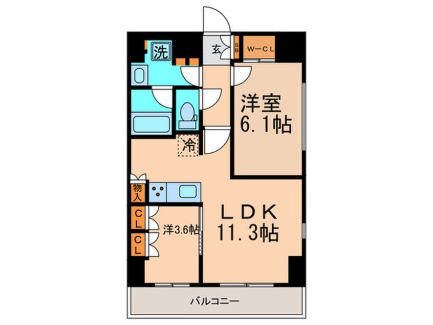 間取図 コンフォリア世田谷上馬