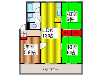 間取図 西形マンション第二