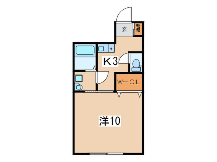 間取図 エステート反町２