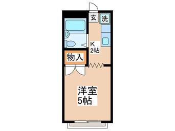 間取図 コーポ幸