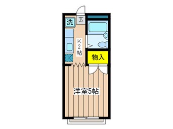 間取図 コーポ幸