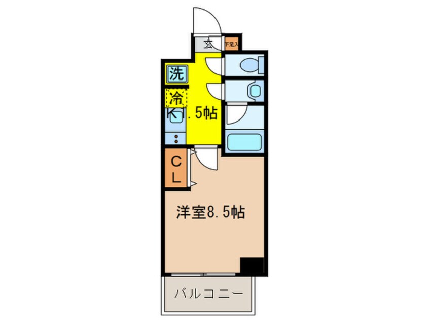 間取図 パティーナ十条（１０３）