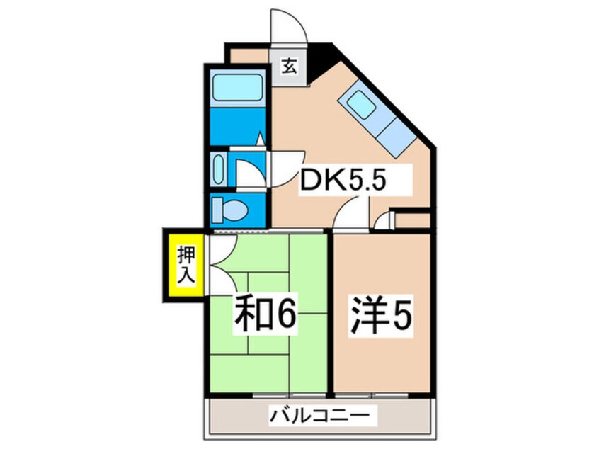 間取図 ルビーパレスヨコオ