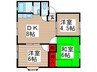 サンビレッジやよい 3DKの間取り