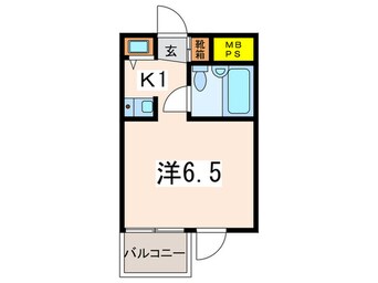 間取図 ﾗｲｵﾝｽﾞﾌﾟﾗｻﾞﾖｺﾊﾏ戸部(311)