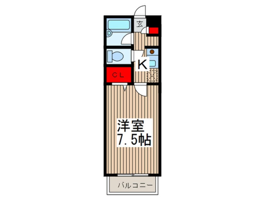 間取図 コ－ワセピア・コ－ト