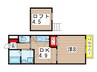 Smart Villa天台 1DKの間取り