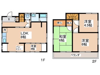 間取図 根ヶ布戸建