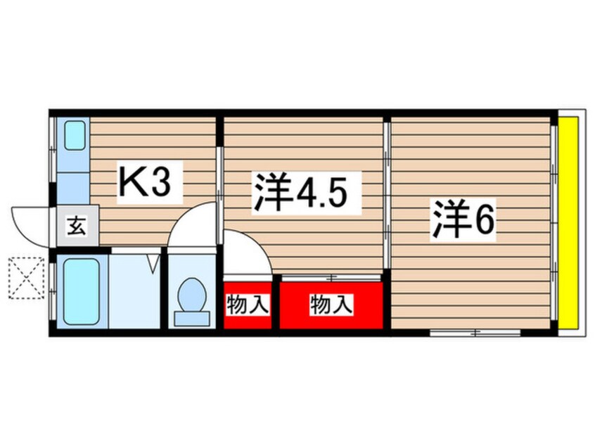 間取図 富田ハウス