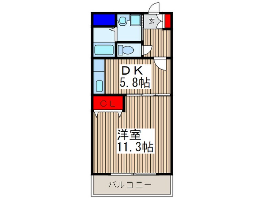 間取図 Ｓ・Ｋマンション５