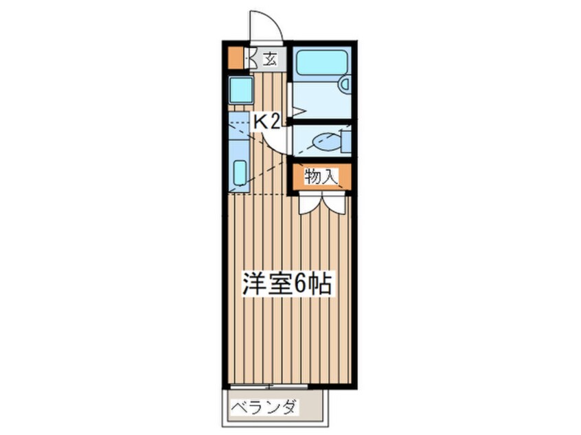 間取図 すみれハイツ２