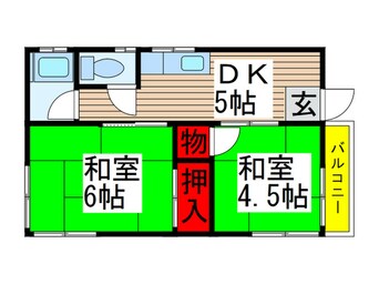 間取図 井下田荘