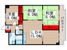 マンション沼南エリカ7号棟(202) 3LDKの間取り