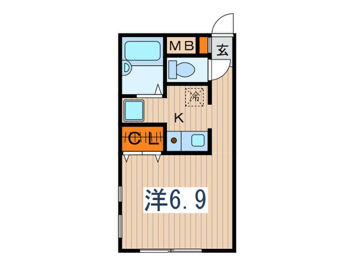 間取り図 ＭＯＤＵＬＯＲ中野ＷＥＳＴ