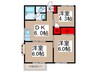 ファミーユＡ 3DKの間取り