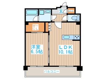 間取図 プレール・ドゥーク新宿WEST