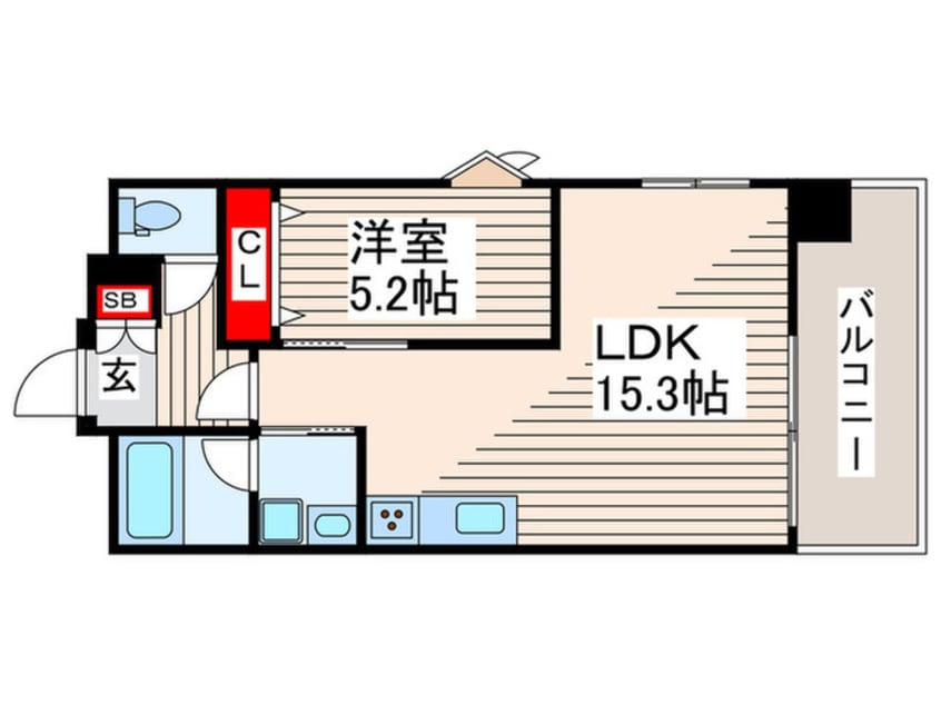 間取図 ニューガイア南葛西№71