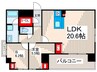 ニューガイア南葛西№71 1LDK+Sの間取り