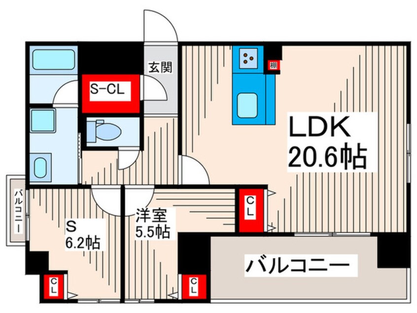 間取図 ニューガイア南葛西№71