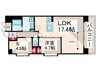 ニューガイア南葛西№71 1LDK+Sの間取り