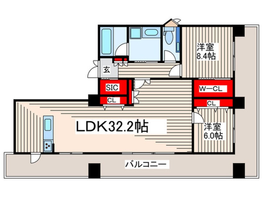 間取図 ニューガイア南葛西№71