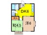 レイクサイド善福寺 2DKの間取り