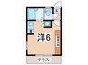 エディフィッシオ反町 1Rの間取り