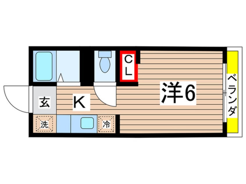 間取図 ヴェルデ・コウリン