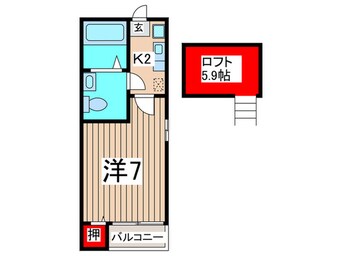 間取図 コンパ－トメントハウス与野本町