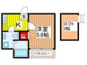 コンパ－トメントハウス与野本町 1Kの間取り