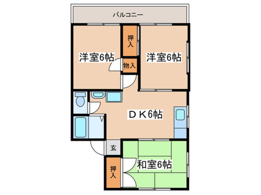 間取図 レジデンスほしな