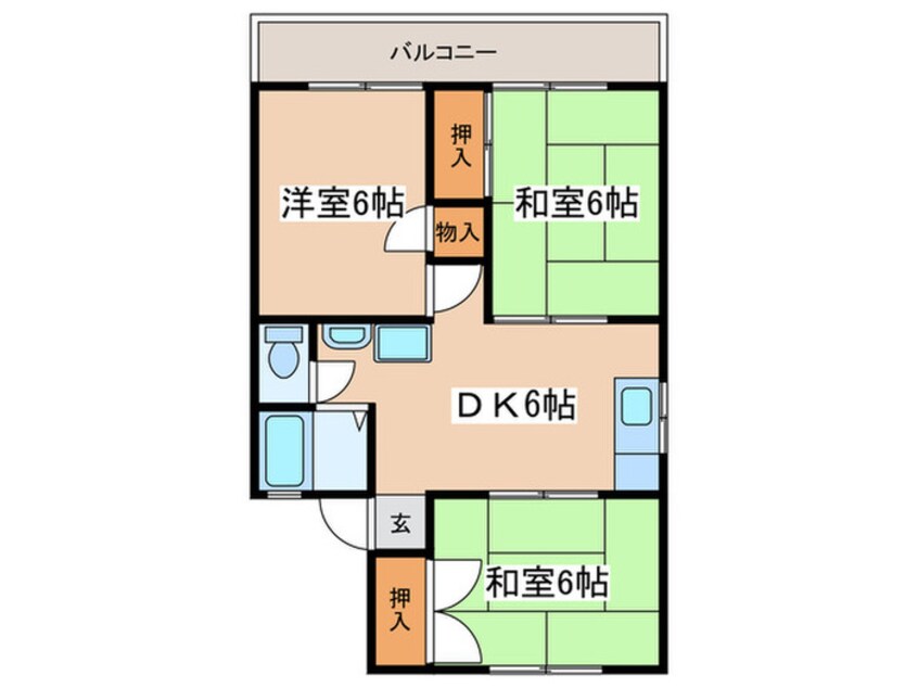 間取図 レジデンスほしな