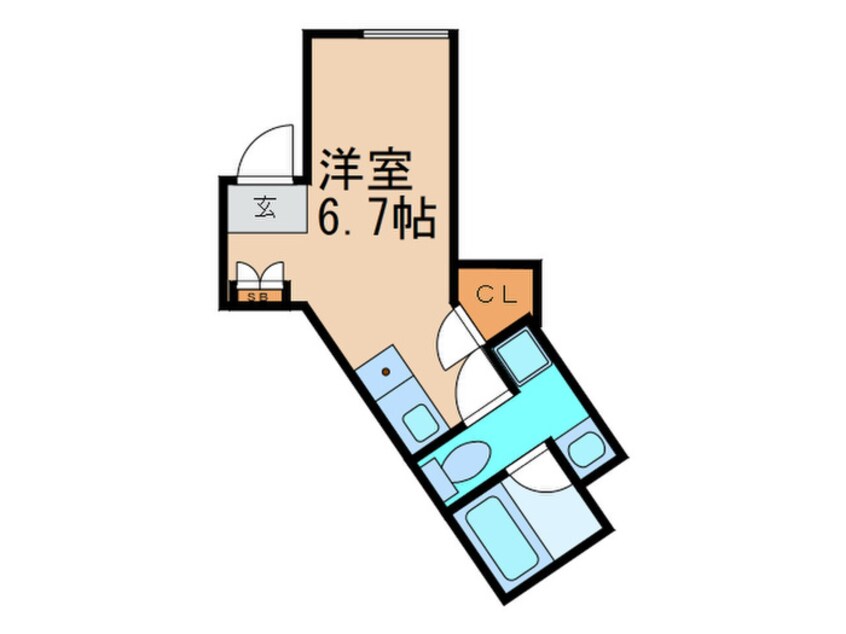 間取図 ルクレ神宮前