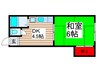 コ－ポ佐久間 1DKの間取り