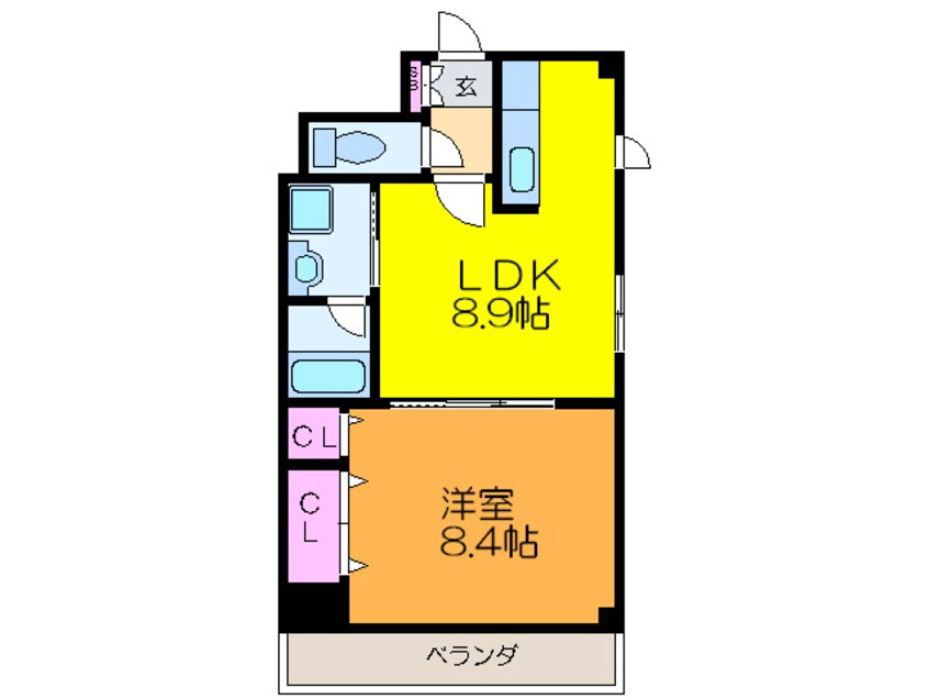 間取図 市両マンション