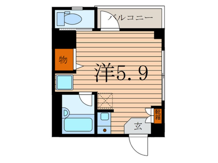 間取図 プティコッフル